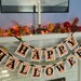 Happy Halloween Garland -Halloween Sign- Halloween Party Photo Prop-Halloween Banner-