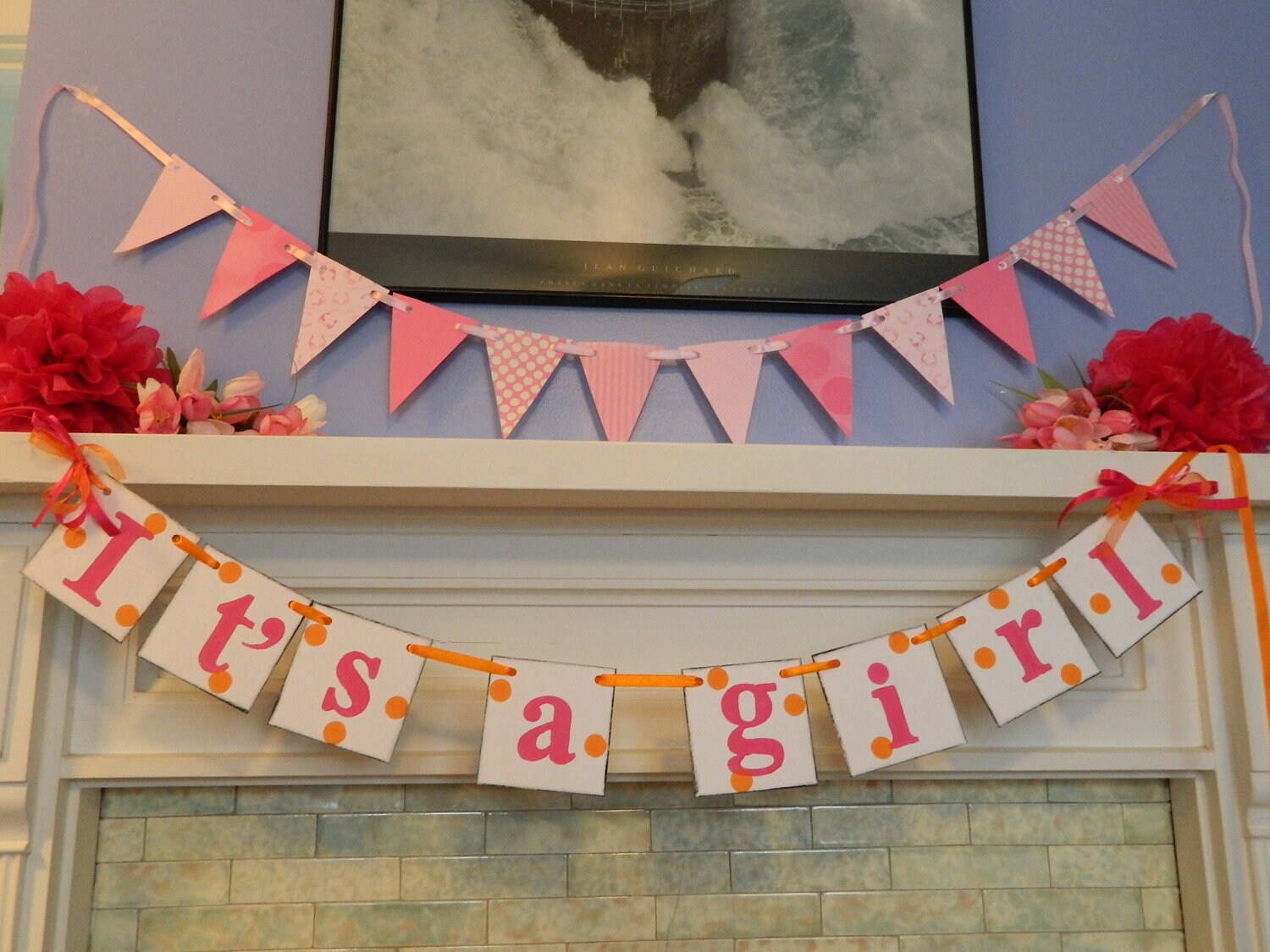 Popular items for baby girl garland on Etsy