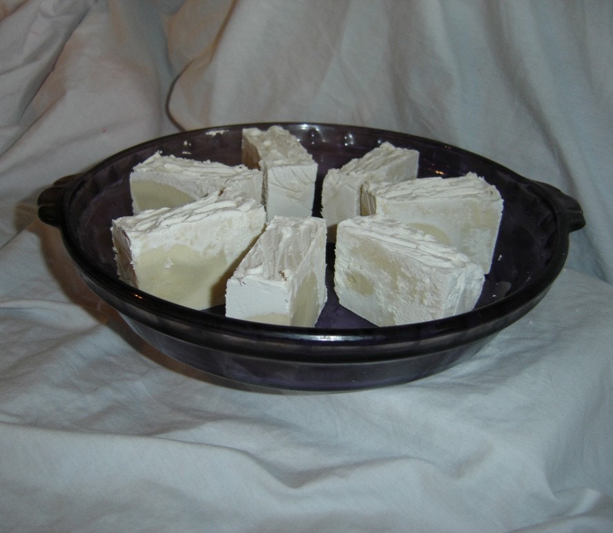 Banana Cream Pie caffeine soap vegetarian friendly strong scent handmade soap NO coloring