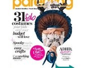 Vintage Bat Girl Skirt, Cover of Parenting Magazine Halloween 2012