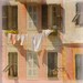 Pastel Wall Decor Art Italy Washing Line Romantic Portofino Italian Travel Photography Art Print