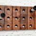 Wine Rack Riddling Horizontal Wood Wall Hanging (Walnut)