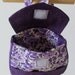 Purple Floral Backpack for American Girl or Other 18 Inch Dolls