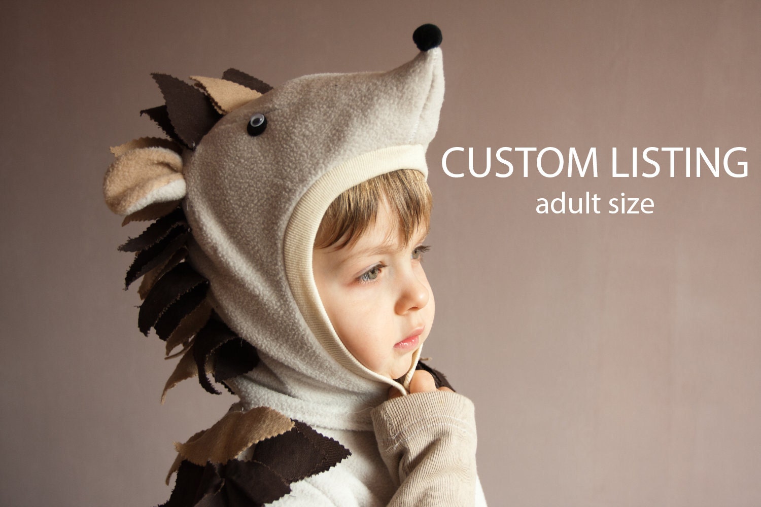 Custom listing, Fairy Tale Hedgehog Costume