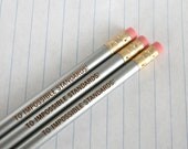 to impossible standards 3  pencils in platinum. cheers, my superior friend.