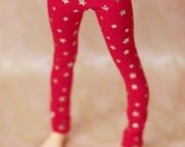 Minifee Hot Pink Star Leggings For MSD BJD