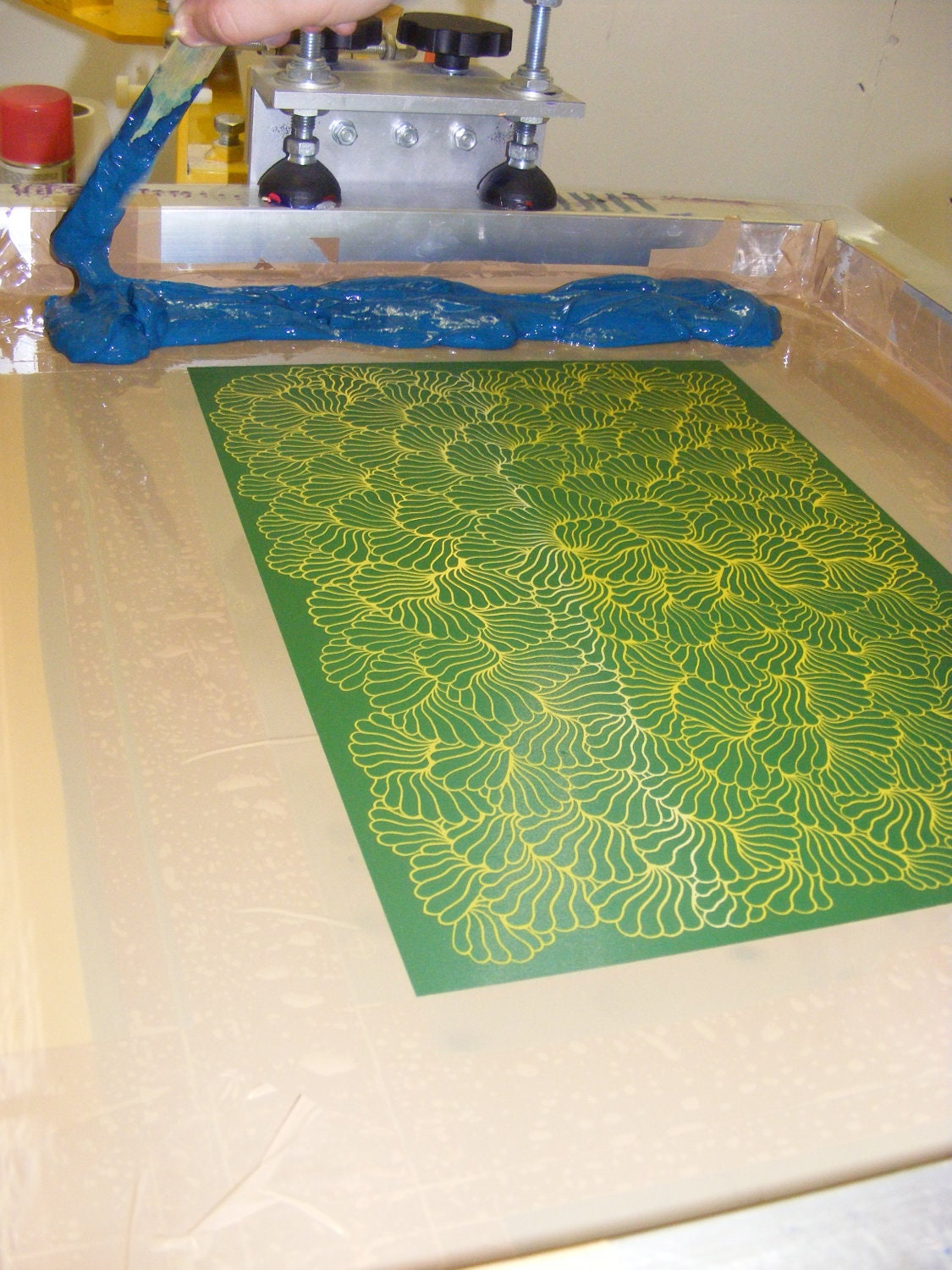A3 Limited 'DRIP' Screenprint Majenta Pink by Pen and Gravy