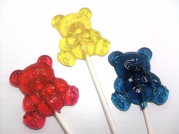 teddy bear lollipop