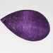 Midi Teardrop Sinamay Fascinator Base - Purple