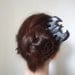 Gothic ebony wood black victorian Vampire bat hair fork