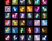 Ponies. (11x17 Print)