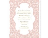 Vintage Lace Invitation