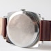 Soviet men's wrist watch ZIM, silver, coffee brown mechanical watch
