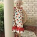 Haven Dress for Girls 6M-12Y PDF Pattern & Instructions-Sundress- Easy Sew-Beginner project -Tie straps-Double ruffles- Elastic top