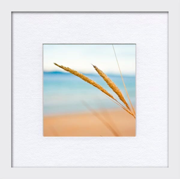 Beach photography - nautical decor 5x5 fine art photography print - blue sky ocean photography summer beach print nature macro photography