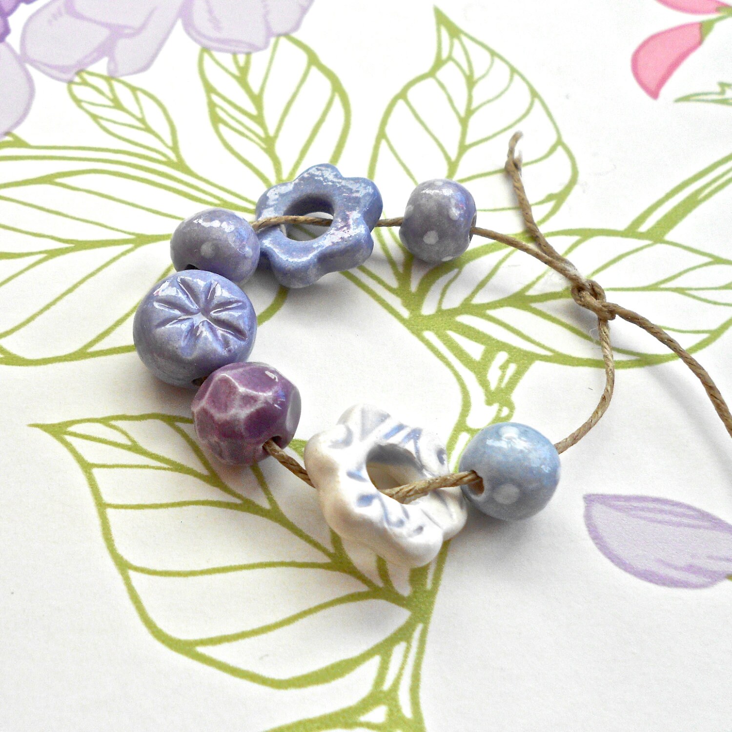 Lilac Beads