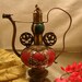 CHINESE BRASS and JADE Teapot, Monkey on Lid, Butterfly and Dragon designs, Oriental, Asian