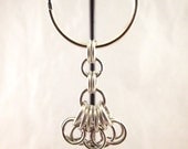 Dangling Fan Chainmaille Keychain