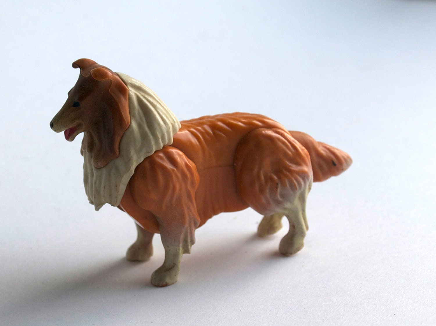 Vintage Lassie, Toy Collie Dog figure, 1970s