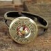 Bullet Ring - Winchester 38 SPL -  AB Crystal
