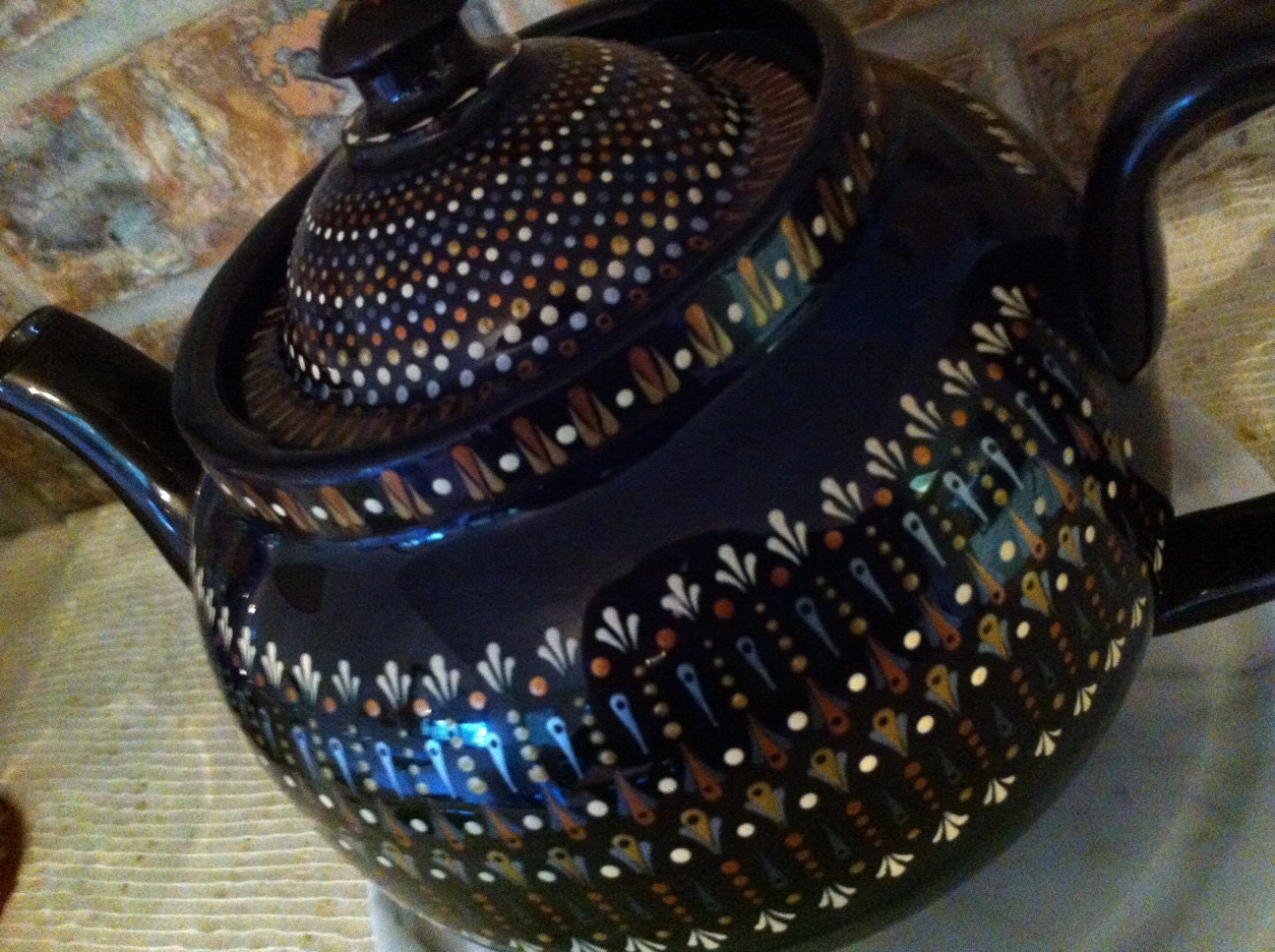 Hand Painted Porcelein Teapot