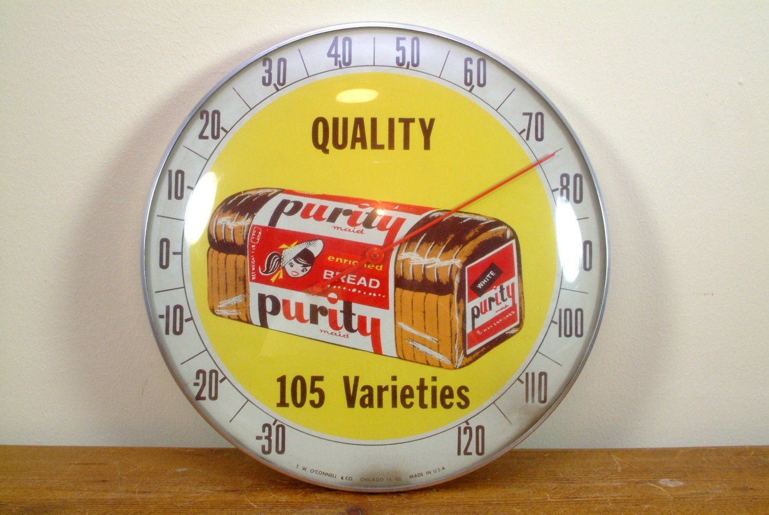 Rare Antique Purity Maid Thermometer from the late 40's or early 50's