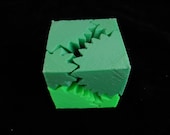 Brain Teaser Gear Cube 3D Printed