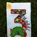 Very Hungry Caterpillar applique and embroidery birthday shirt