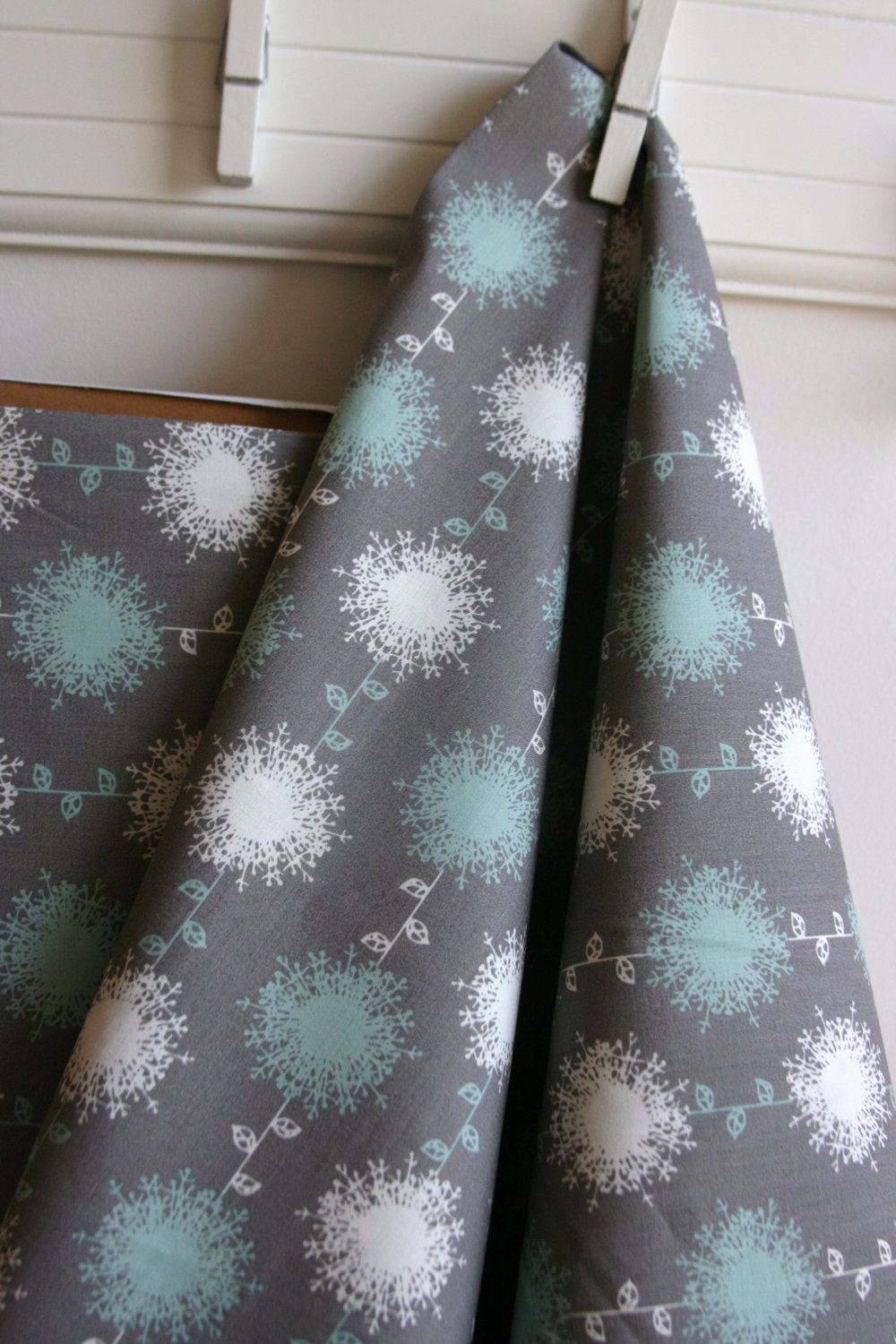 Organic Dandelion Shroom from Scamper by Ginda from Birch Fabric - ONE FAT QUARTER