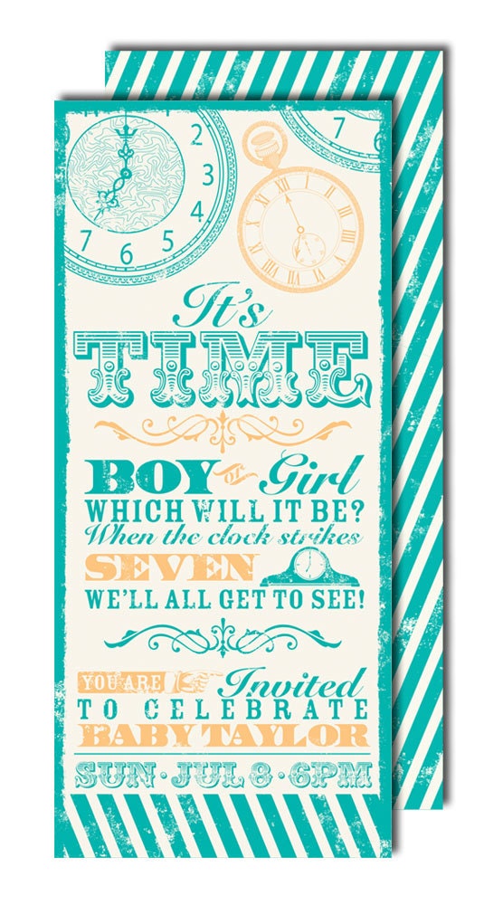 Invitation. It's Time Collection.