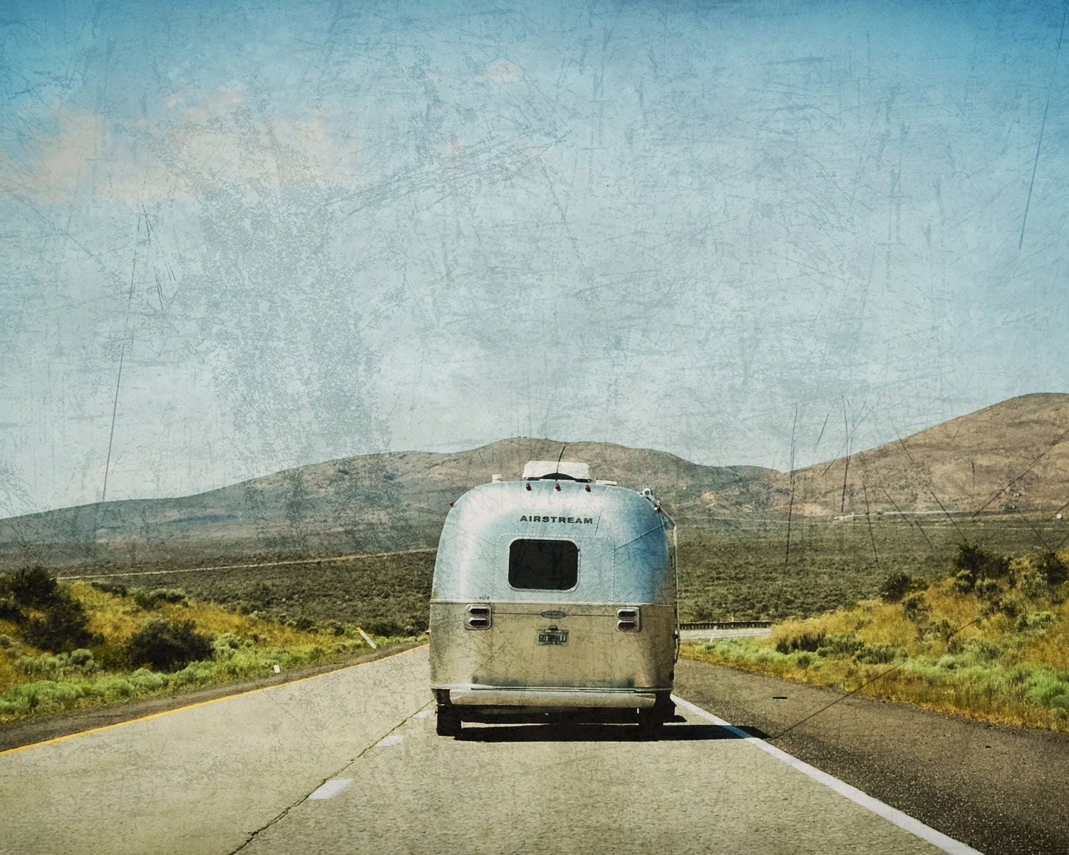 Road Trip, Airstream, On the Road 8 x 10 Photography