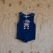1970s 12-18 MO.S baby boy navy corduroy jumper BEAR balloon