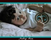 Baby Girl Monthly Onesie Stickers in Colorful Scallops...New Favorite Baby Shower Gift for Expecting Mom