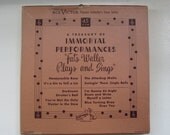 Vintage Fats Waller Plays and Sing 4 Record Set Immortal Performances