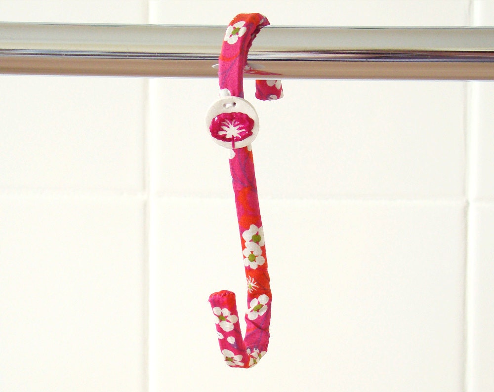 Liberty Hook Pink Flowers Bathroom Bedroom Kitchen Towels Rags Poppy