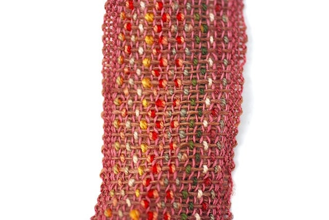 Antique Wool Trim, Mid Century, Sewing Supplies, Fall Textiles, Antique Textiles, Unique Decorative Trim, Handwoven Wool Trim,