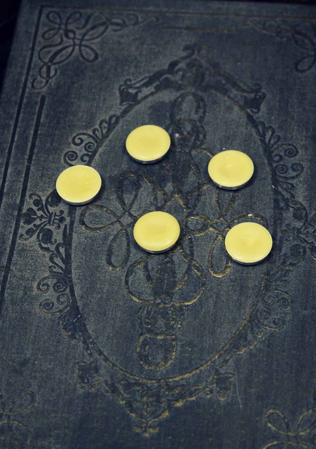 Organic solid wax perfume -- organic essential oil - Trial sample size set perfume locket refill 5 for 40