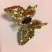 D&E Juliana 1960s Vintage Rhinestone Butterfly Brooch