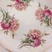 Vintage Iridescent Carnation January Plate Wheelock Peoria Made in Japan Porcelain