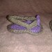 Baby Infant crochet flower flip flops