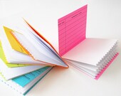 Mini Notebooks - Library Cards - Teacher Gift - Rainbow Notebooks
