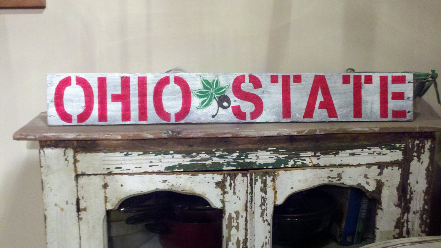 Ohio State Buckeye Wooden Sign, Ohio State, College Sign, Wood Sign