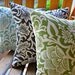 Shabby chic pillow, pillow set, summer pillows, floral and vine pillows, farmhouse decor pillows, cottage decor