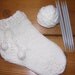 Mega chunky knitted sock pattern