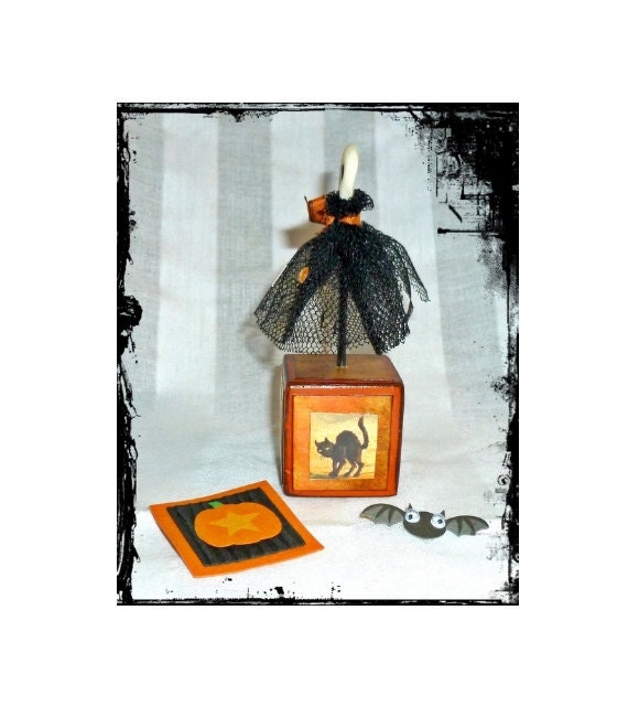 Folk Art Doll, Ghostly, Halloween Art Doll, Primitive Mixed Media Doll, Vintage Inspired, One of a Kind