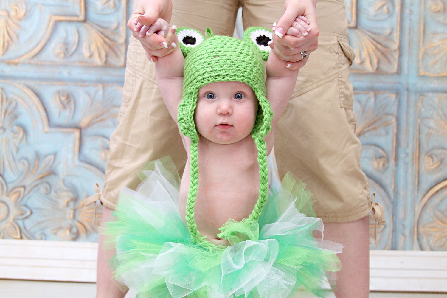 3-6 Month, Frog Hat, Baby Hat, Crochet Baby Hat, Photo Prop