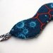 Snake Bookmark, Blue Fabric Bookmark, Stocking Stuffer