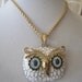 KJL Kenneth J Lane Owl Vintage Necklace