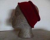 Dread Wrap - Head Wrap - Ear Muff - Warmer Cozy - Warm Winter Accessory - Red Headband - Short Length -  Vegan Acrylic