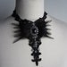 Lace Necklace Black Widow, Dark Victorian, Gothic